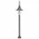 VidaXL Lampe de Jardin E27 120cm Bronze