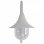 VidaXL Farola de Pared para Jardín  E27 42cm Blanca