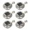 VidaXL Pack 6 Focos Solares LED Redondos para Exterior 12cm