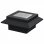 VidaXL Confezione da 6 Faretti Solari LED per Esterno 12 cm Nero