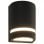 VidaXL Pack de 2 Appliques Extérieures Semi-Circulaires GU10 Noir