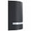 VidaXL Pack de 2 Appliques Extérieures Semi-Circulaires GU10 Noir
