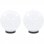 VidaXL Confezione da 2 Lampade LED Sferiche E27 20cm