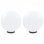 VidaXL Pack 2 Lámparas LED Esféricas E27 30cm