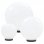 VidaXL Pack de 3 Lampes LED Sphériques E27