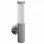 VidaXL Confezione da 2 Lampade da Parete per Esterni Cilindro in Acciaio Inox 60W E27