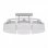 VidaXL Plafonnier Spots Ellipsoïdaux 6xE14 Chrome