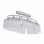 VidaXL Plafonnier Spots Ellipsoïdaux 6xE14 Chrome