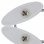 VidaXL Plafonnier Spots Ellipsoïdaux 6xE14 Chrome