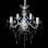 VidaXL Lustre Lampe 5xE14 Transparent