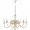 VidaXL Lustre Antique 8xE14 Blanc