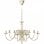 VidaXL Lustre Antique 8xE14 Blanc