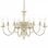 VidaXL Lustre Antique 8xE14 Blanc