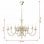 VidaXL Lustre Antique 8xE14 Blanc