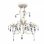 VidaXL Lampe Lustre en Cristal 3xE14 Blanc 2 Unités