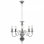 VidaXL Lustre 5xE14 Argent