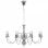 VidaXL Lustre Classique 8xE14 Argent