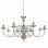 VidaXL Lustre Classique 8xE14 Argent