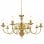 VidaXL Lustre Suspension 8xE14 Doré