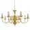VidaXL Lustre Suspension 8xE14 Doré