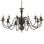 VidaXL Lustre Suspension 12xE14 Noir Vintage