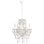 Lustre vidaXL 5xE14 Cristal Chandelier 2800 Perles Métal Design Classique