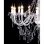 VidaXL Lampadario 1600 Cristalli 12xE14 Bianco/Cromo