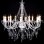VidaXL Lampadario 1600 Cristalli 12xE14 Bianco/Cromo