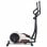 VidaXL Bicicleta Elíptica con Pulsómetro Negro/Blanco