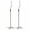 VidaXL Set de 2 Soportes Universales para Altavoz Plateado