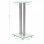 VidaXL Set de 2 Soportes para Altavoz Cristal Templado/Plata
