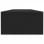 vidaXL Soporte de mesa para pantalla contrachapada negro 100x24x13 cm