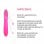500Cosmetics Boomerang Vibrador con Estimulación Vaginal