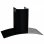 VidaXL Campana Decorativa 90cm D Negra