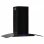 VidaXL Campana Decorativa 90cm D Negra