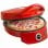 Bestron APZ400 Parrilla/Horno para Pizza de Sobremesa 1800W Rojo