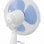 Bestron Ventilador de Sobremesa 40W Blanco