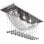 VidaXL Plafonnier avec Larmes de Cristal 8xG9 Blanc