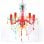 VidaXL Lampadario con Cristalli 5XE14 Multicolor