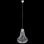 VidaXL Lampadario E27 Cristallo