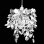 VidaXL Suspension avec Paillettes Ovales Argent