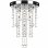 Lampada a Sospensione VidaXL in Metallo con Decori 3xG9
