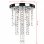 Lampada a Sospensione VidaXL in Metallo con Decori 3xG9