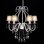 VidaXL Lustre 2300 Cristaux 6xE14 Blanc