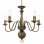 VidaXL Lustre Suspension 5xE14 Noir Vintage