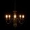 VidaXL Lustre Suspension 5xE14 Noir Vintage