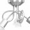 VidaXL Plafonnier Tulipe avec Abat-Jour en Verre 3xE14 Acier Chromé