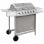 VidaXL Barbacoa de Gas 6 Fogones Plata