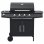 VidaXL Barbacoa de Gas 4+1 Fogones Negra