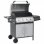 VidaXL Barbacoa de Gas 4+1 Fogones Negra/Plata